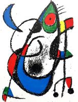 Joan Mirò - Vintage -Lithographie - 1975