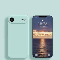 Mintgrüne iPhone 17Air Hülle mit Kamera Schutz  Neuwertig!