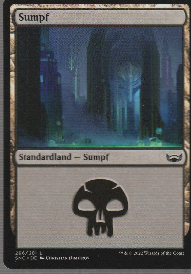 Magic The Gathering Carte collezionabili: TCG Magic The Gathering MTG De SNC BASIC LANDS 266 Sumpf – Nuovo (secondo la descrizione) da Vezia venduto da Aquarius_Age