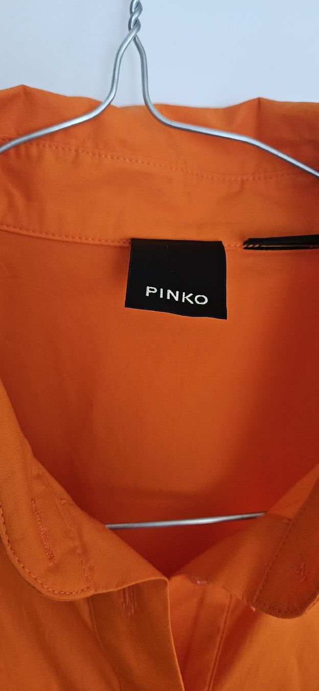 Pinko Vestiti: PINKO Orange Baumwollkleid Gr. 38 – Usato da Hellbühl venduto da Veci02 1
