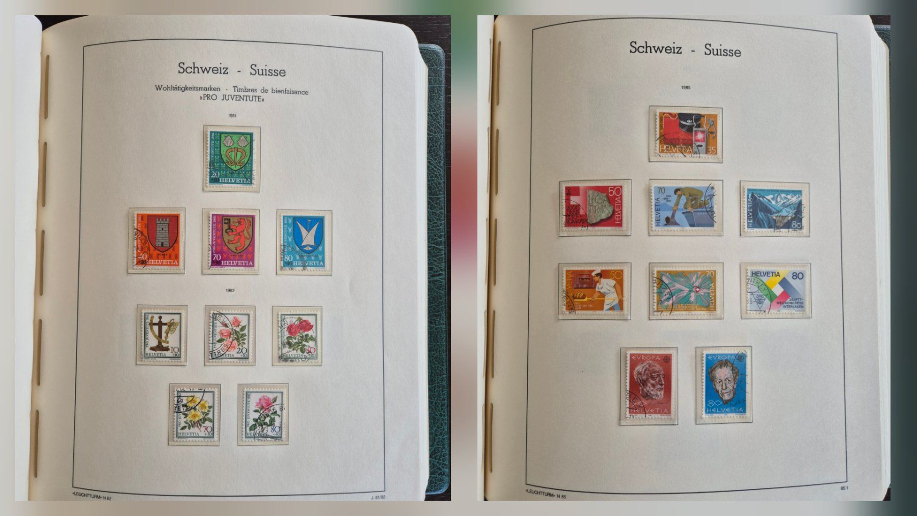 Tutti i francobolli: Schweiz Sammlung 1960-2003 – Usato da Buus venduto da papillon098 5