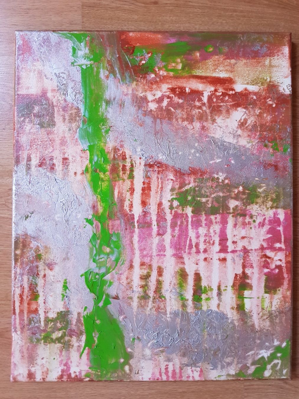 Gemälde: Painting: "Harmonius Relief", 40 x 50 cm canvas frame – Neu und originalverpackt aus Turbenthal von viw_48fr