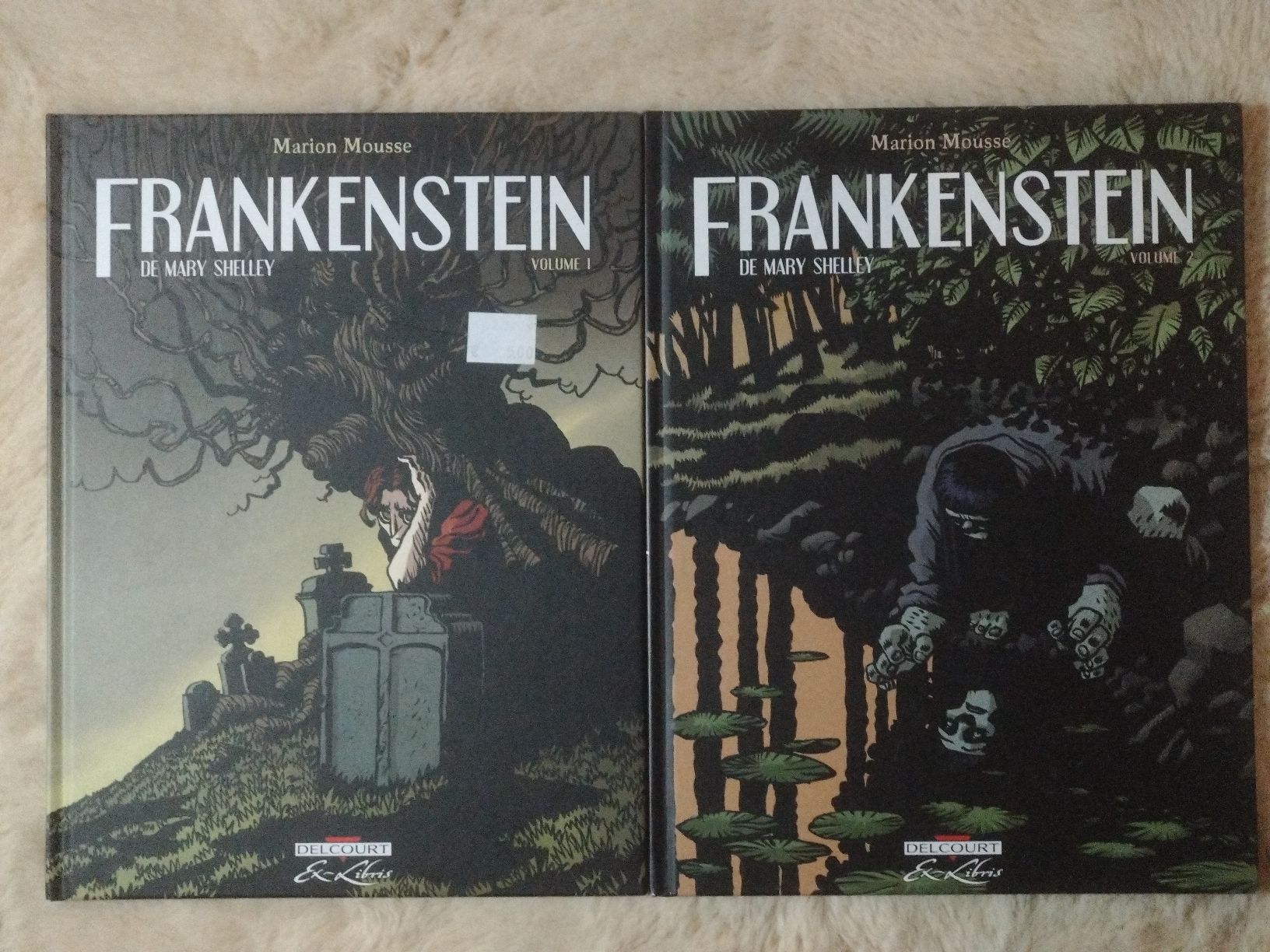 Fumetti: Frankenstein, Marion Mousse, BD en 2 volumes EO – Usato da Farvagny-le-Grand venduto da LaCaverne