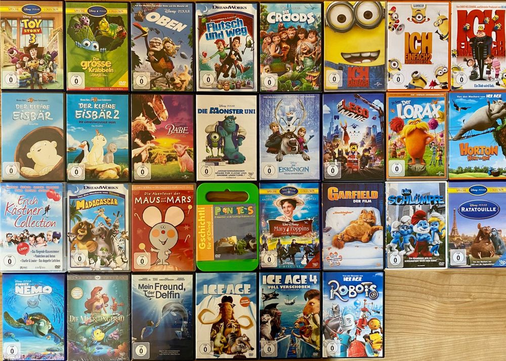 30 Kinder-DVDs mit FSK 0 | Kaufen auf Ricardo