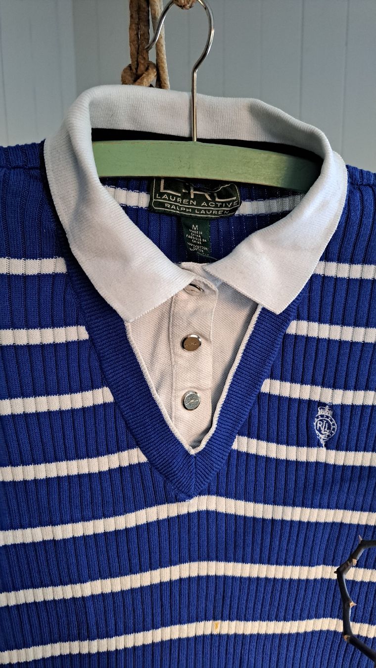 Ralph Lauren Maglioni & Felpe: RALPH LAUREN ACTIVE faux Polo Shirt Pullover M 36 38 Pulli – Usato da Mollis venduto da Fauchi99 3
