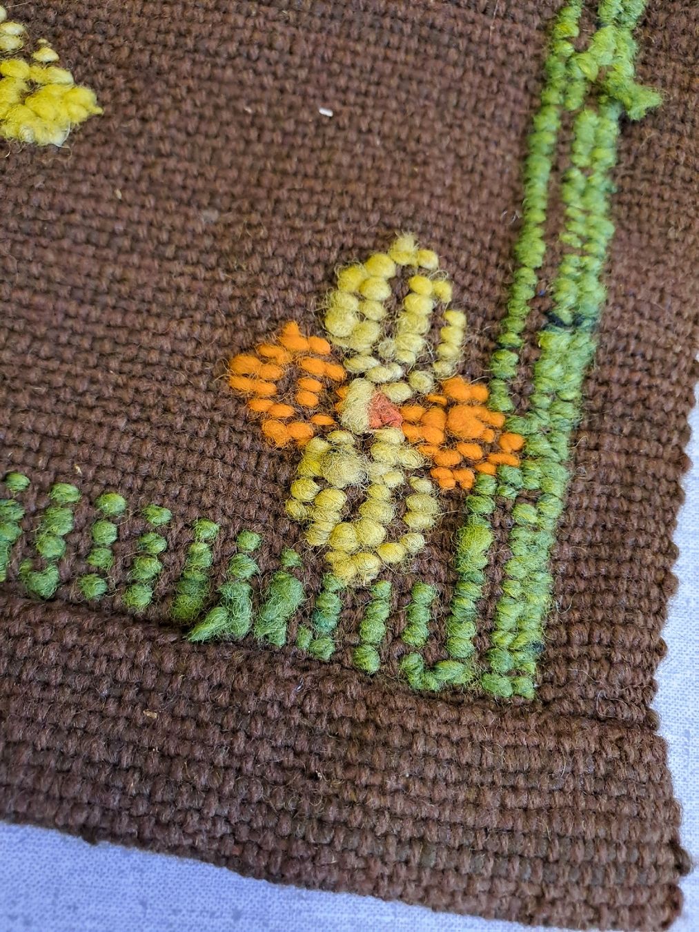 Tapis: Handgeknüpfter Wandteppich 1982 – Neuf (Voir description) à Uznach par Walaylatiere 5