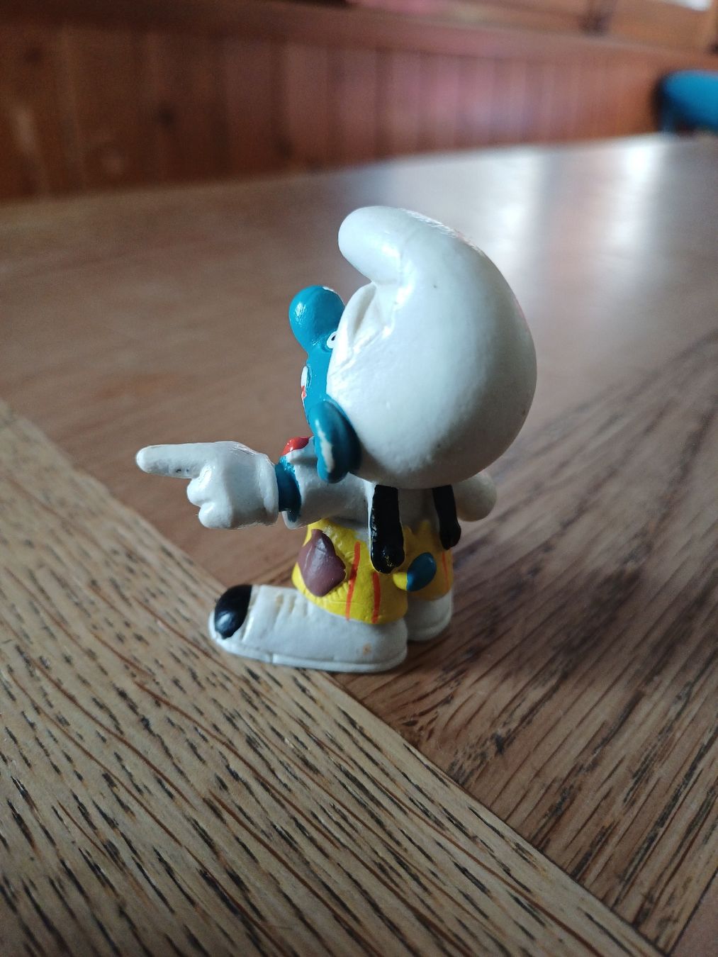 Schleich Statuette: Schlumpf Clown von Schleich 1980 – Usato da Ringoldswil venduto da drache13 4