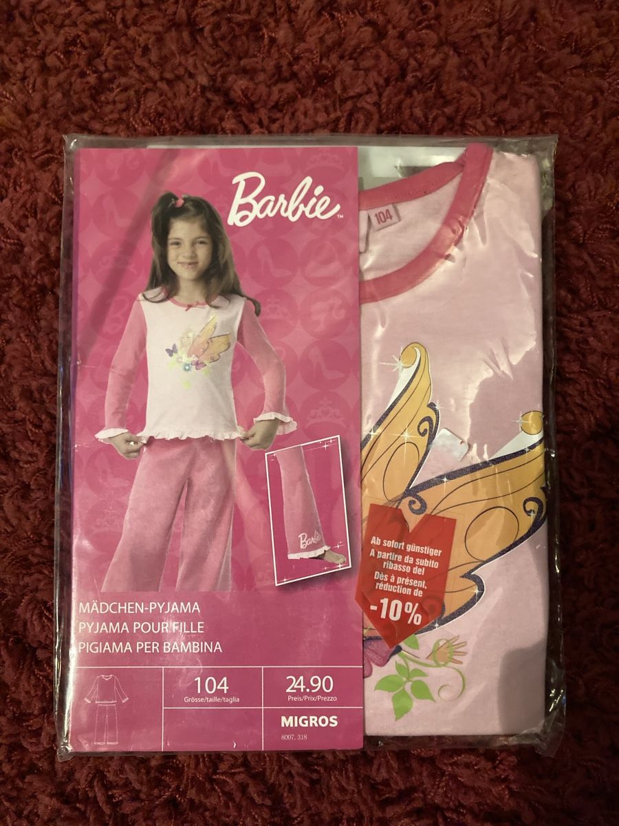 Pigiama & Simili: Mädchen Pyjama Barbie – Nuovo e nell'imballaggio originale da Kesswil venduto da Branca-01 2