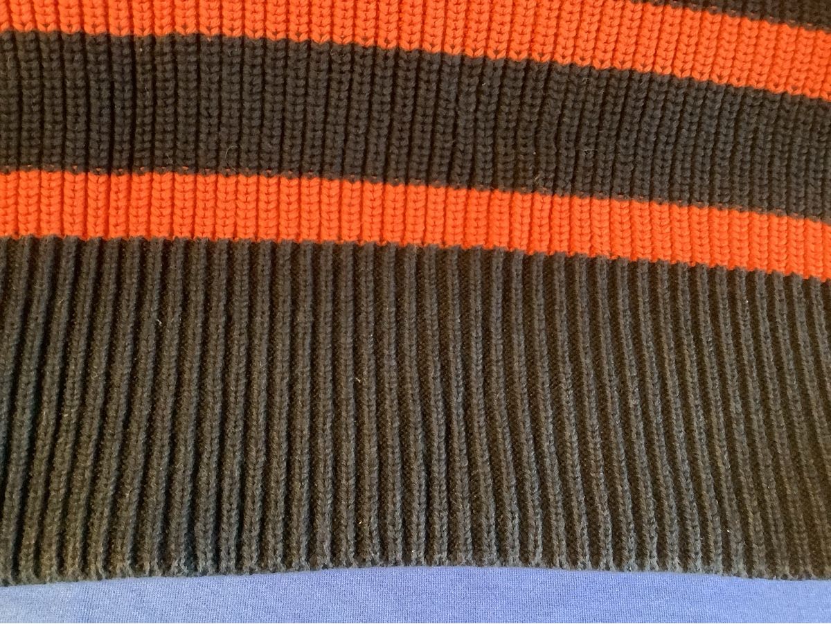 Maglioni & Felpe: Part Two Pullover gestreift dunkelblau orange Grösse M/L – Usato da Ennetbaden venduto da Valli4 3