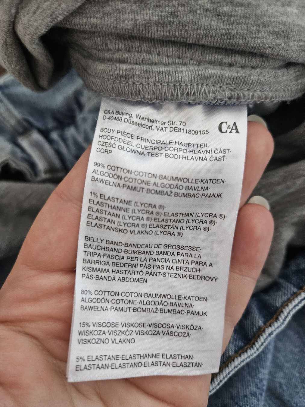 C&A Jeans: C&A mama maternity jeans 44 – Nuovo (secondo la descrizione) da Affoltern am Albis venduto da Katarinushka 7