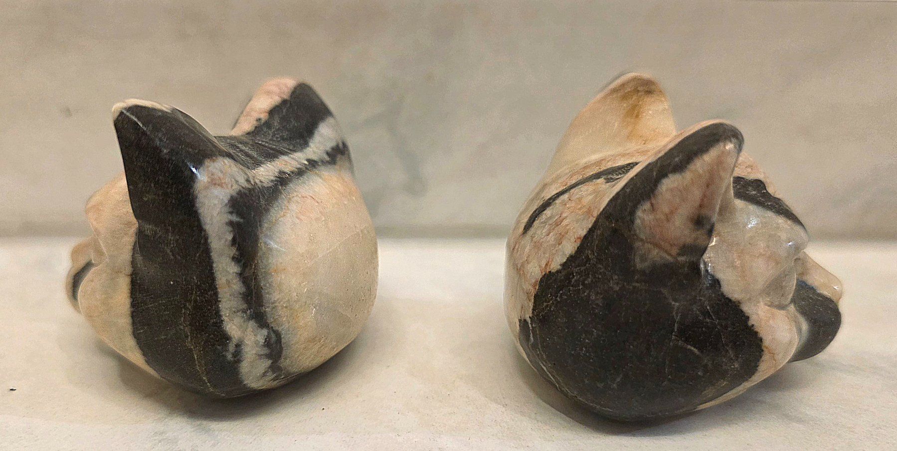 Mineralien & Heilsteine: 2 Zebra Jaspis Katzenköpfe 351g – Neu und originalverpackt aus Matzingen von Shay_Crystalz 1