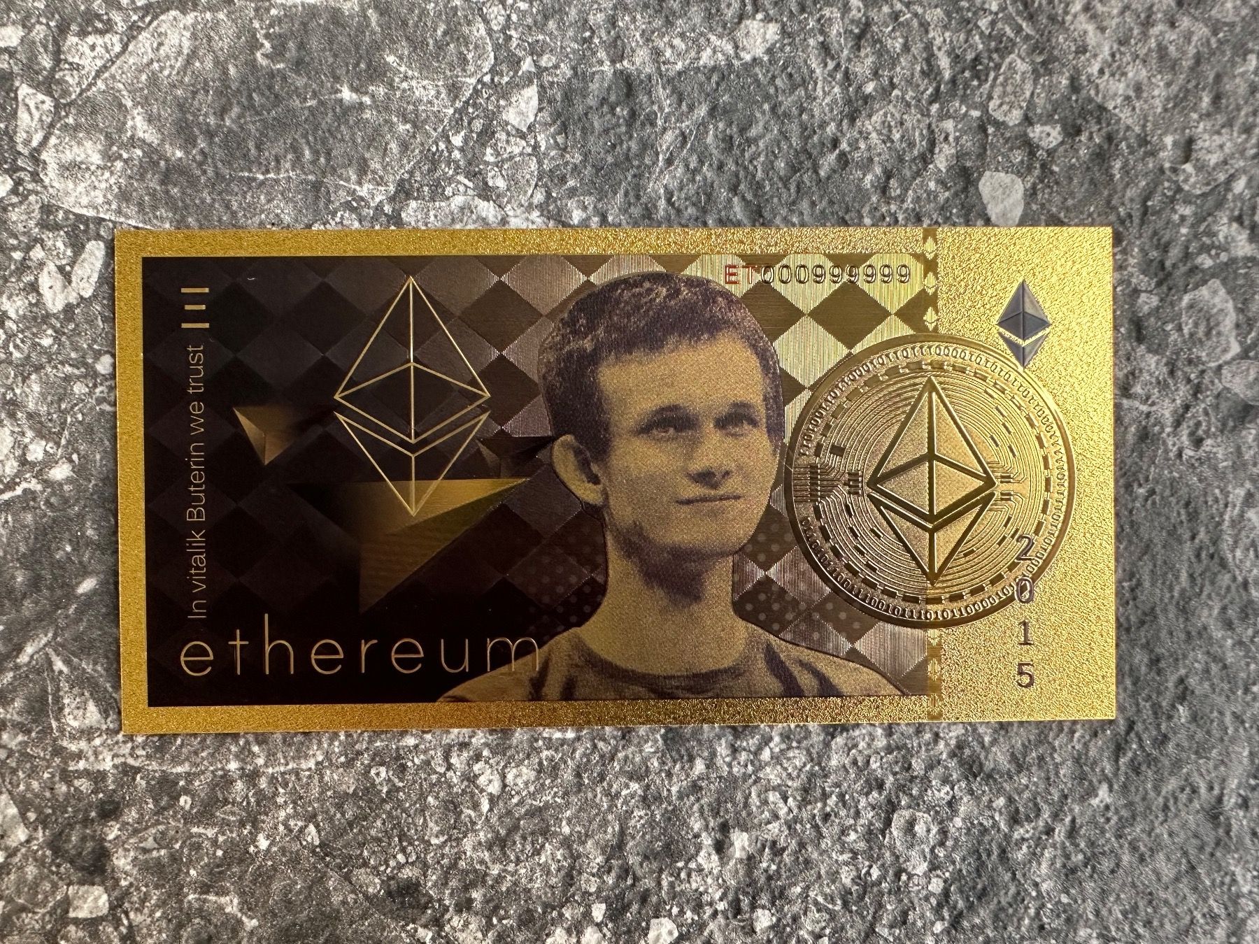 Banconote: Etherium Sammlerbanknote – Nuovo e nell'imballaggio originale da Thun venduto da tulu_1995 1