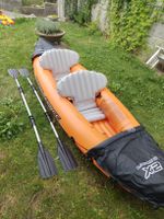Schlauchboot Kanu mit 2 Paddel und Reparaturset