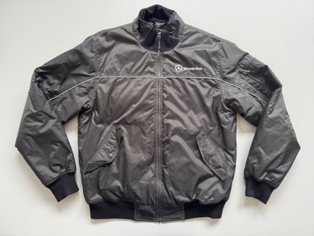 Mercedes Benz Bomber Racing Jacket MEN Sz M LIKE NEW