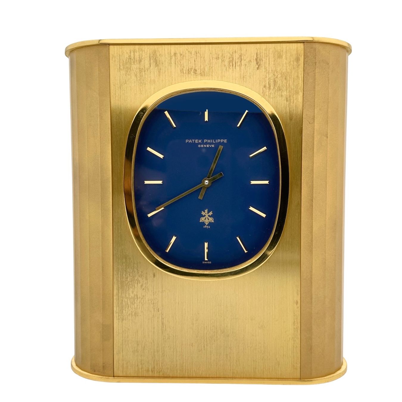 Patek Philippe Stand- & Wanduhren: Patek Philippe Golden Ellipse desk clock full serviced – Gebraucht aus Genève von aspaklariacollection