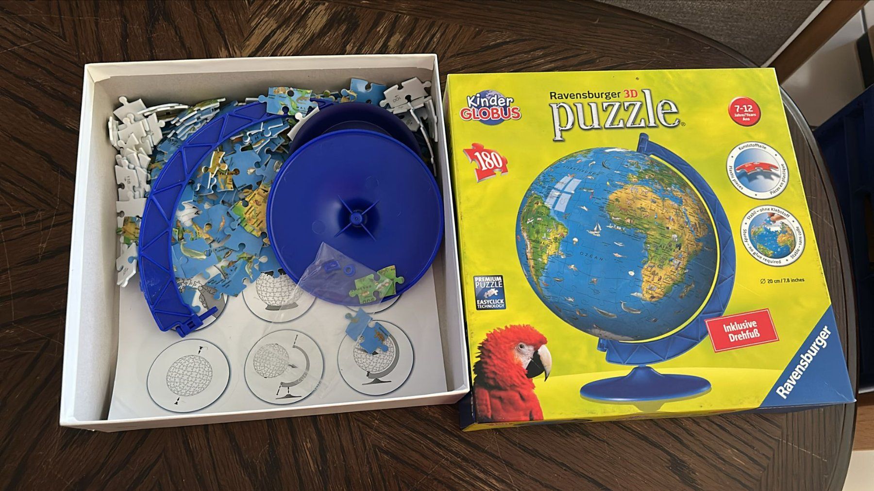 Ravensburger Puzzle: Ravensburger puzzle 3D mappamondo 180pezzi – Usato da Melano venduto da H-Sara 1