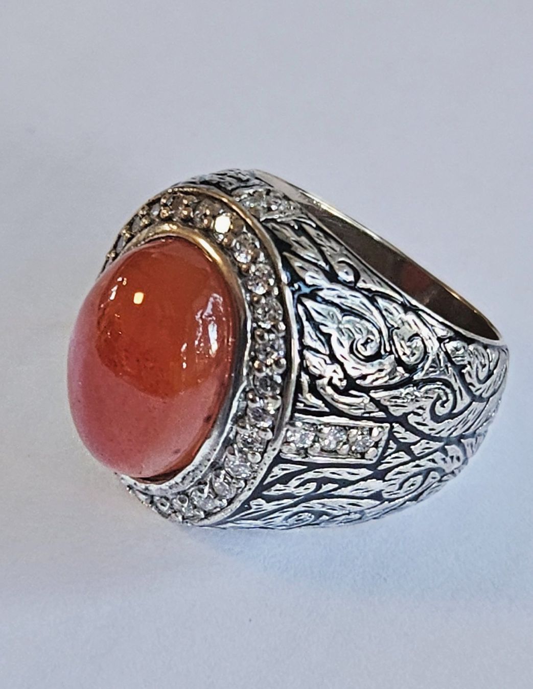 Anelli: Carneol cabochon Fingerring – Nuovo (secondo la descrizione) da Zürich venduto da Benedikt21 6