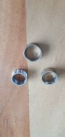 Trilogy Ring Set aus Edelstahl 3 Ringe.