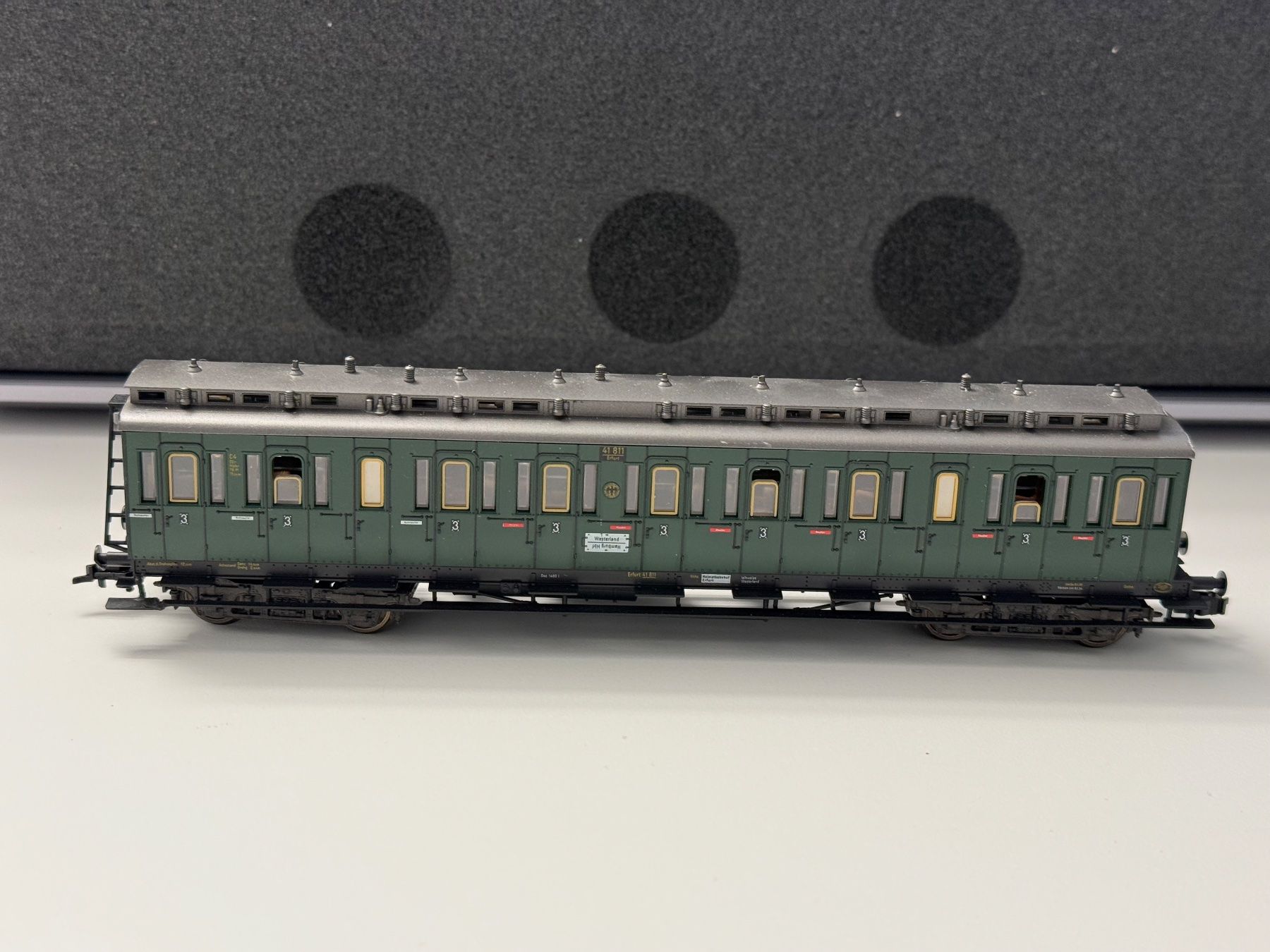 Fleischmann Modellini di ferrovie: FLM 5087 DRG Abteil Personenwagen 3.Kl. / DC HO – Usato da Jonschwil venduto da sutfra12 2