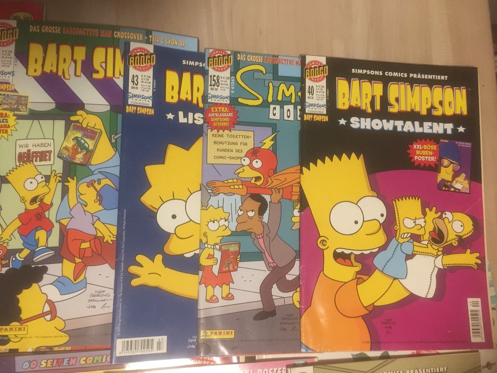 Fumetti: 14 Stück diverse alte Simpsons Comics- Hefte – Usato da Bolligen venduto da Astrophysiker06 2