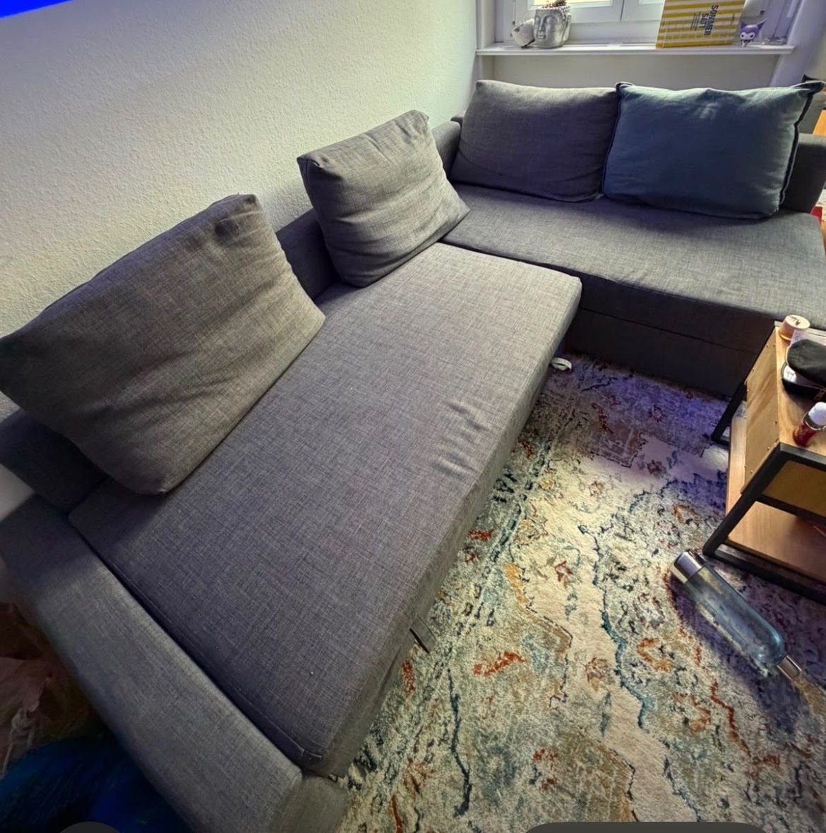 Sofas: Grosses Ecksofa, Grau, Schlafsofa, Sofa – D'occasion à magden par maikik 1