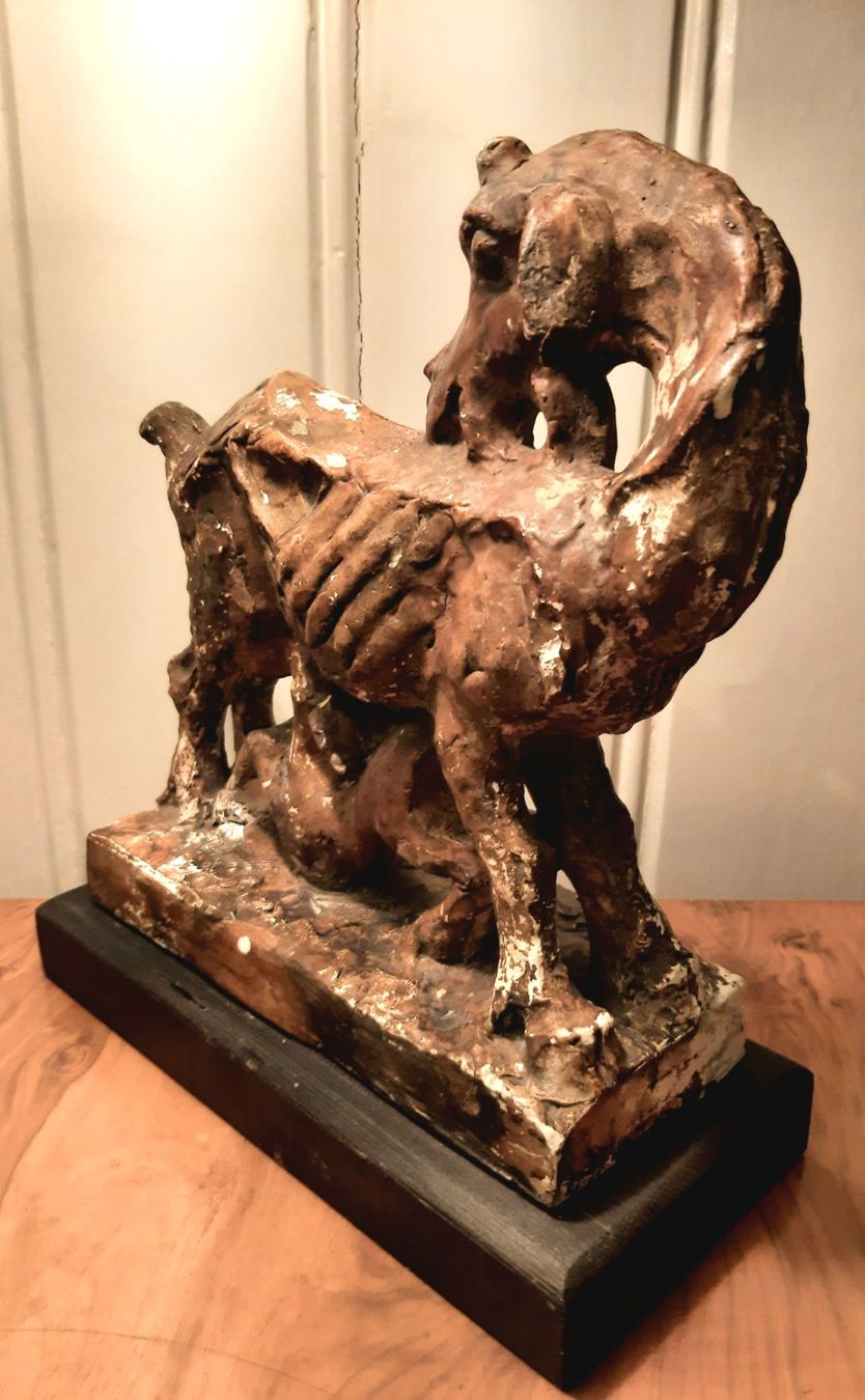 Sculture & Statue: Antike, expressionistische Skulptur monogrammiert – Usato da Arbon venduto da torso444 2