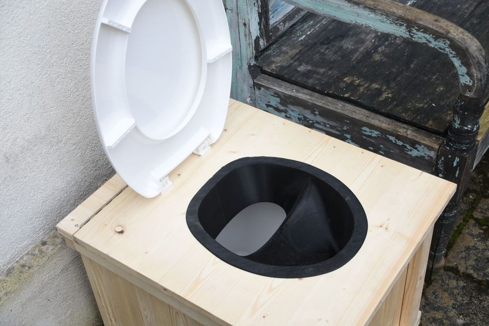 Komposttoilette / Trockentoilette Fichtenholz (11kg) Kaufen auf Ricardo
