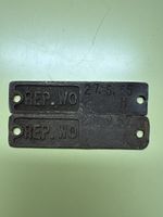 Rep.WO. Metallschilder, Jahrgang 1956/57, Vintage Set!