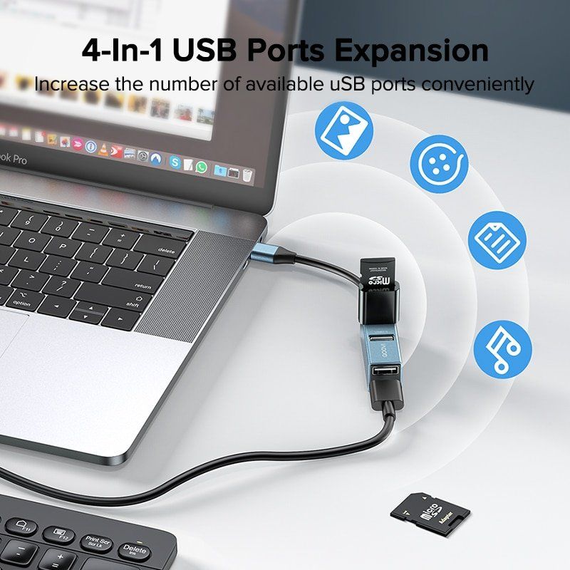 Hub & Switch: HUB USB-C vers USB 4 ports USB – Nuovo e nell'imballaggio originale da Yverdon-les-Bains venduto da rogi80 3