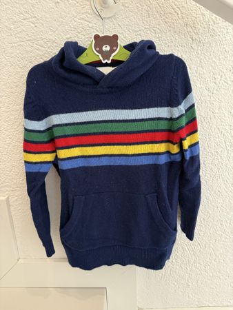 Strick-Pullover mit Kapuze Grösse 104 cm