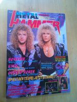 METAL HAMMER 20/89 - KISS Guns n' Roses COOPER Mötley Crüe