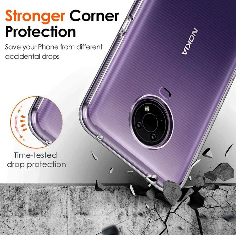 SEAHAI Handyhülle Für Nokia X10 / X20 – Buntes Muster, Stoßfest, Transparent