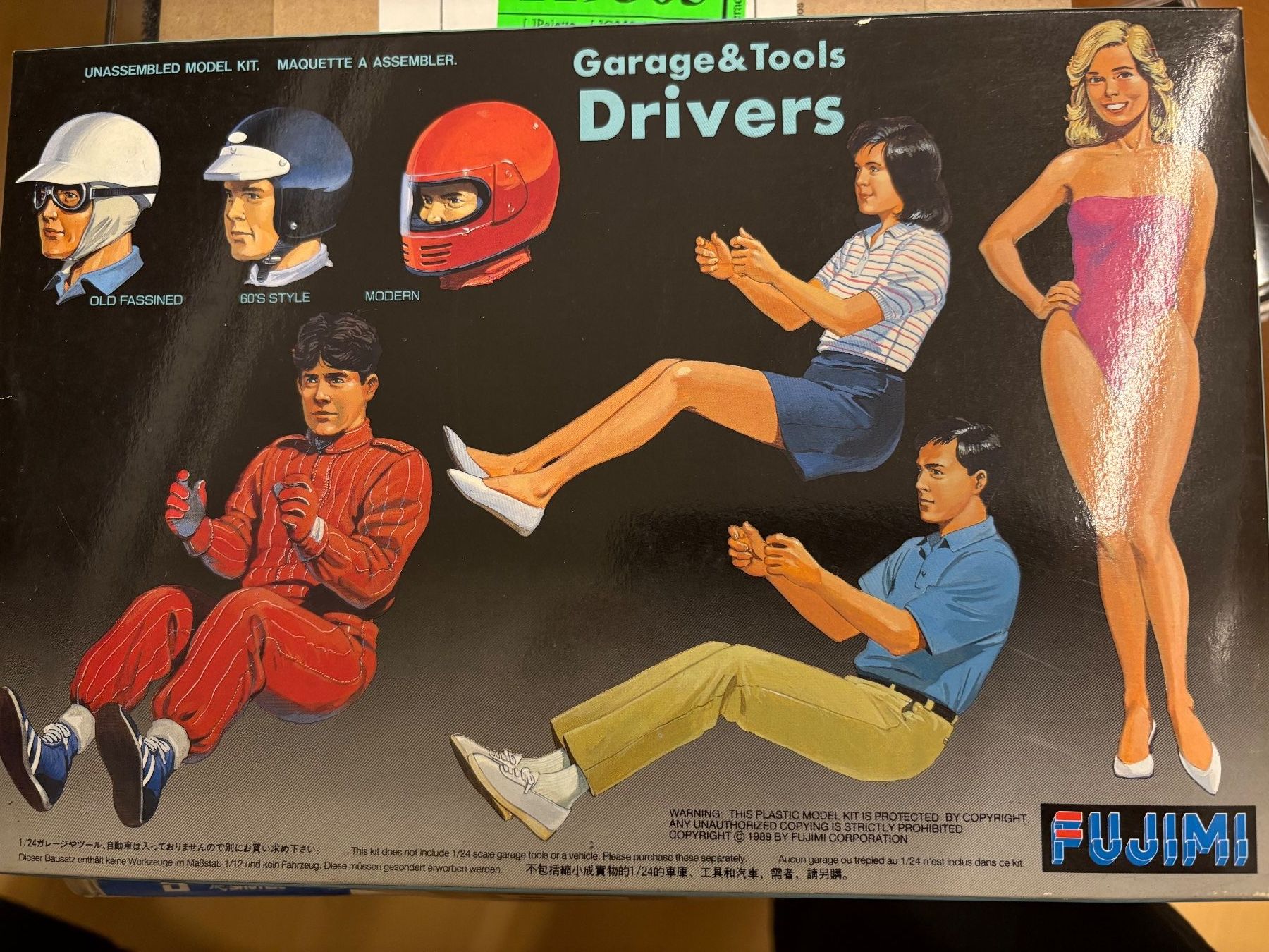 Modellbausätze & Standmodelle: Vintage - Plastikbausatz Fujimi - Garage & Tools "Drivers" – Neu (gemäss Beschreibung) aus Pratteln von Dollshop