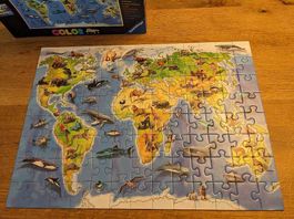 Ravensburger Puzzle - Tierische Weltkarte