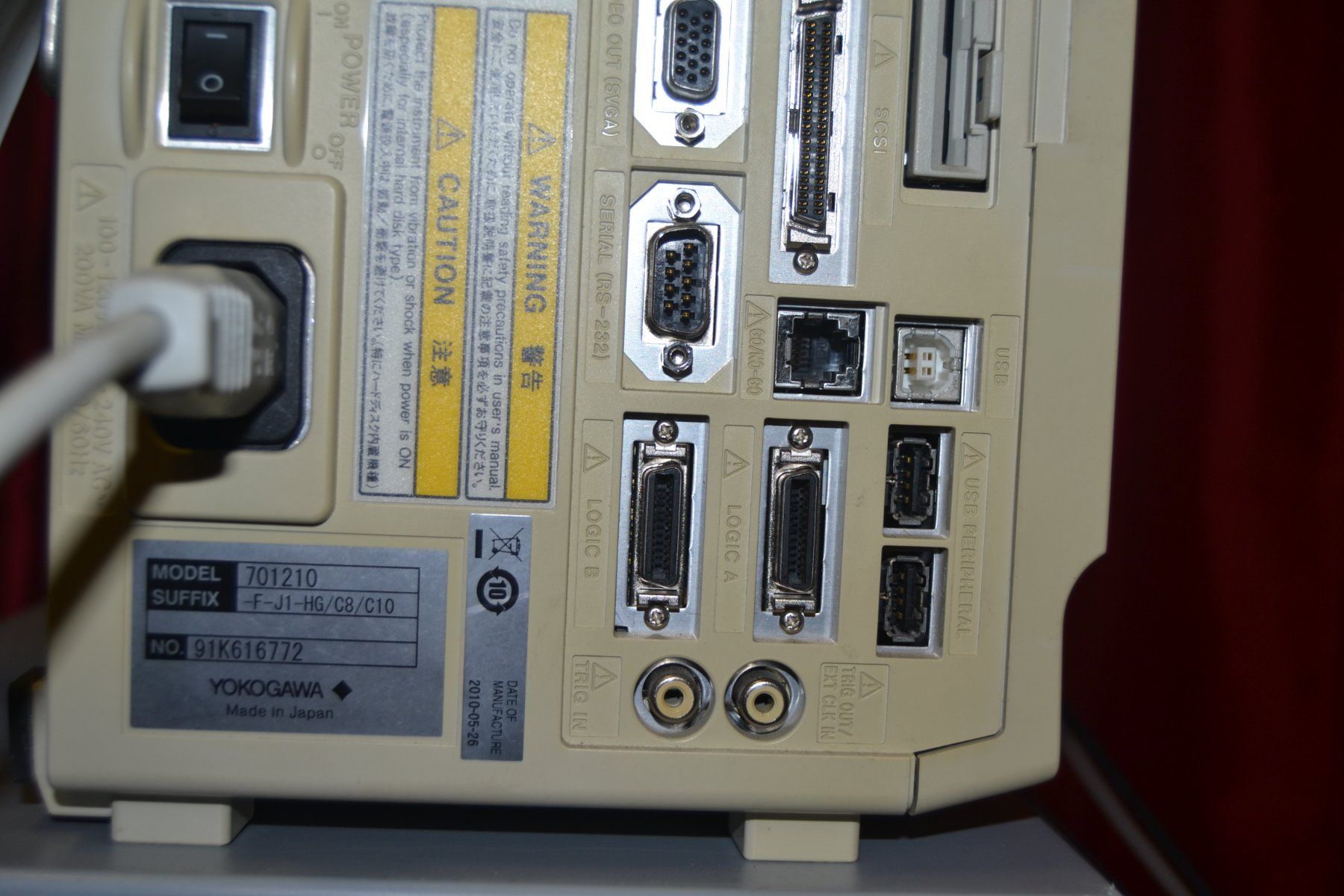 Misurare: Yokogawa DL 750 ScopeCorder – Usato da Wil SG venduto da fanofrio 6