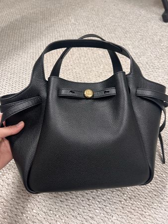 Tory Burch, Handtasche, schwarz Leder, neu