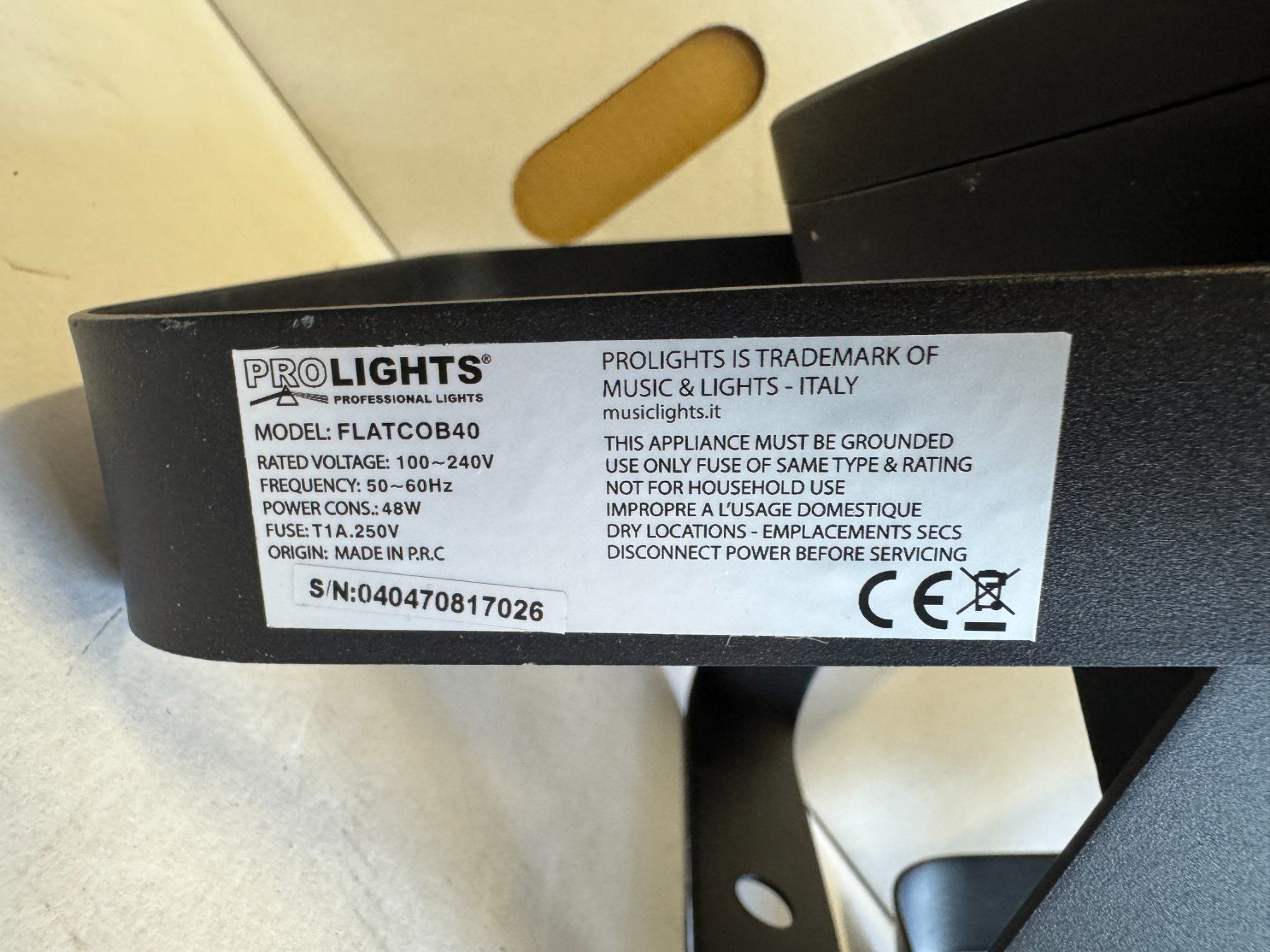 Lampade: 2x Pro Light FlatCOB40 Scheinwerfer (L697) – Difettoso da Däniken SO venduto da Profog1 7