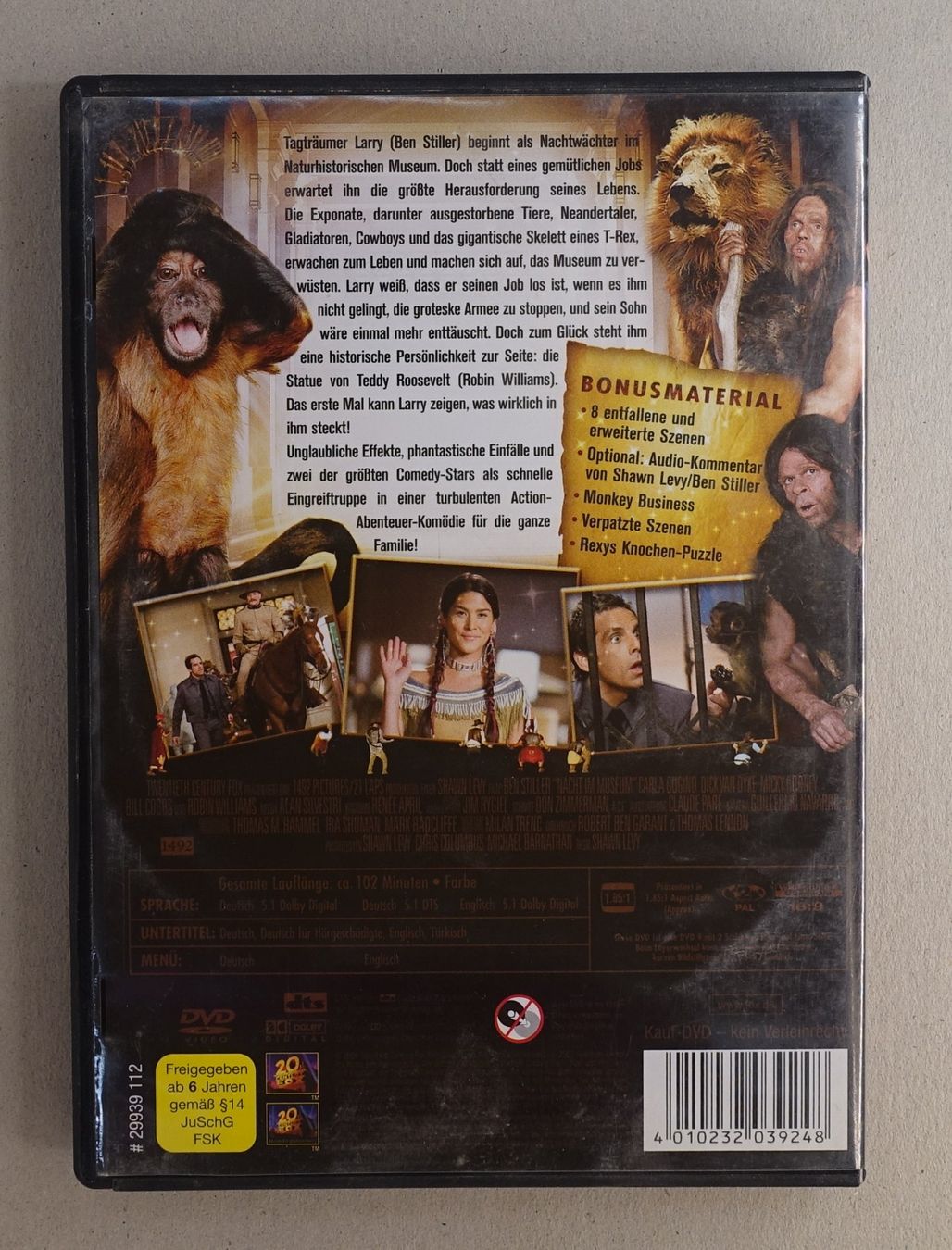 Tous les DVDs: Nachts im Museum – D'occasion à Sessa par fraenklishop 1