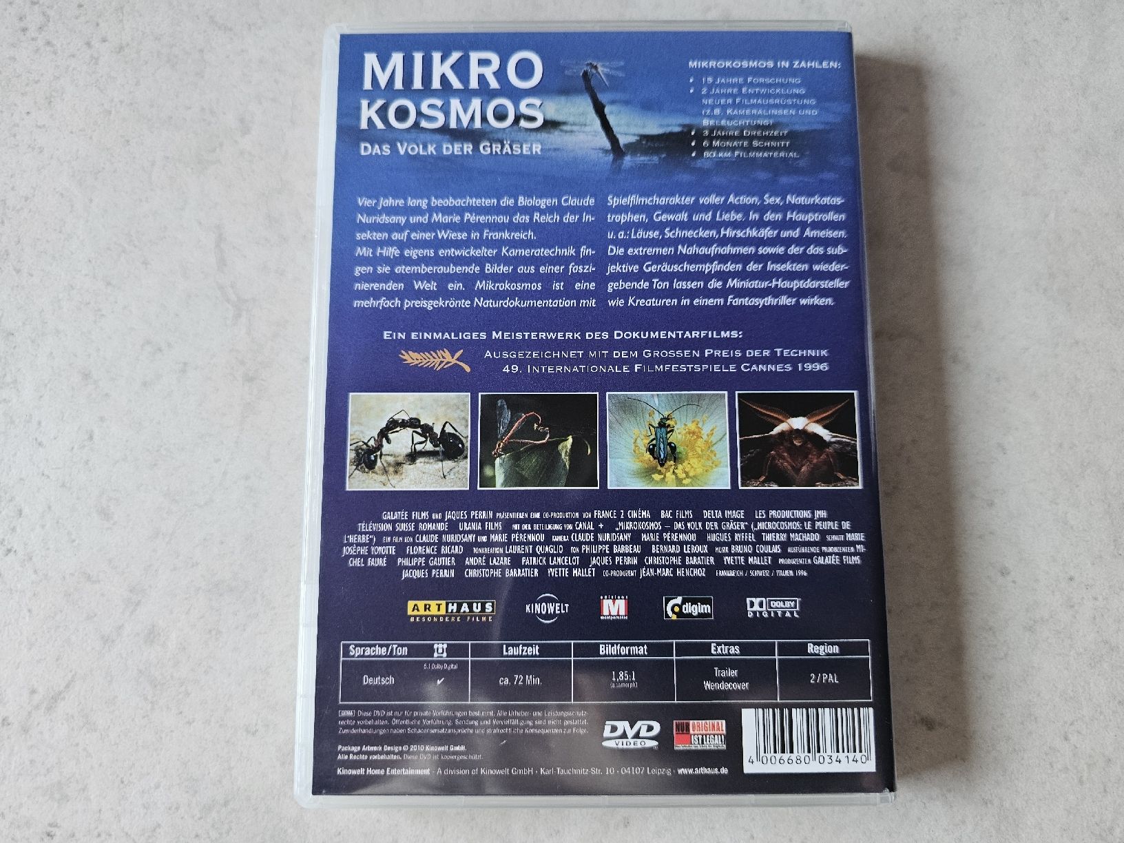 Tutti i DVDs: Mikro Kosmos  -  Das Volk der Gräser  /  Arthaus – Usato da Schneisingen venduto da backstore24 1