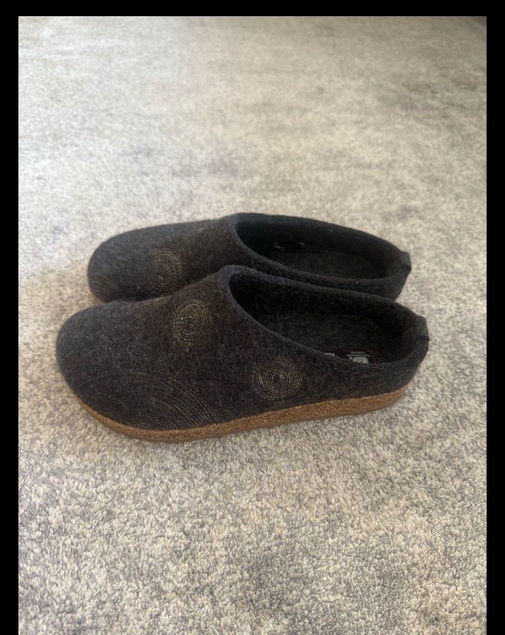 Scarpe da uomo: Haflinger Wool Slippers, Size 40, Grey, Warm & Cozy! – Nuovo e nell'imballaggio originale da Montreux venduto da jvo_vg8n