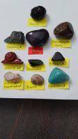 10er Set Trommelsteine mit seltenem Smaragdit: Set 56