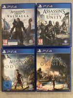 Assassin's Creed PS4 Spiele 4er Set guter Zustand