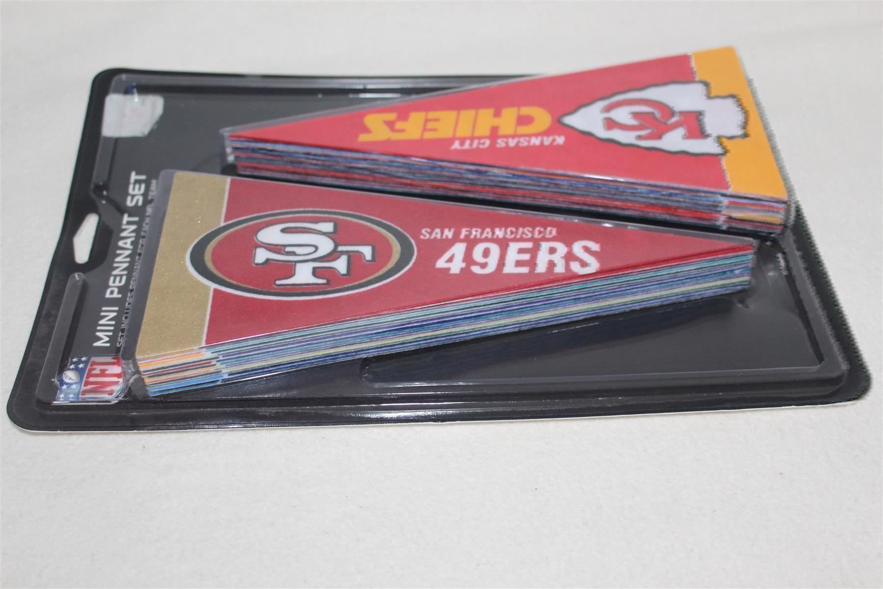 Fahnen: NFL Mini Pennant Set / Wimpel Set – Neu und originalverpackt aus Reinach BL von RetroGamesSportsMore 2