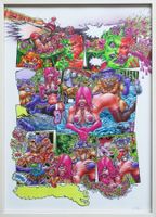 WON ABC Original Graffiti Paper&Rahmen