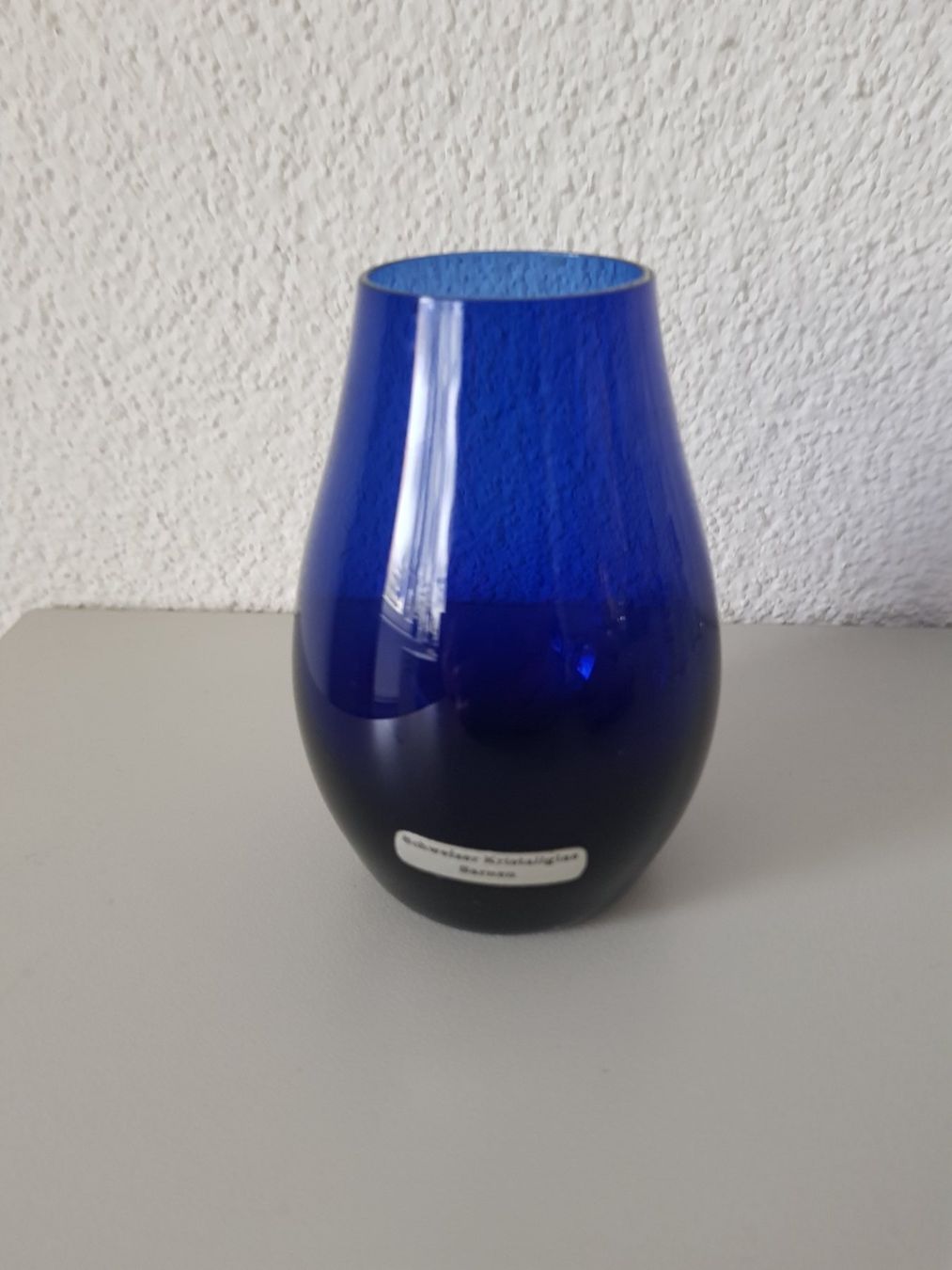 Vasen & Gefässe: Sarner Glasvase Väsli klein blau – Gebraucht aus Urdorf von Colina 4