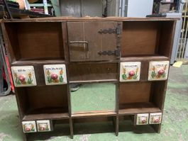 Rustikales Gewürzregal, Vintage-Stil - Ein Schmuckstück!(d)