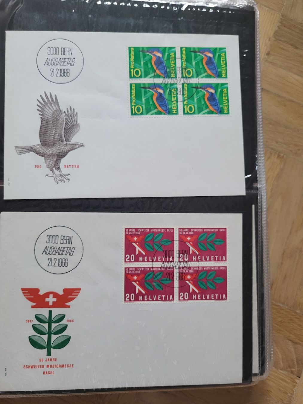 Tous les timbres: 122 Erstagsbriefe in einem Ordner  – D'occasion à stäfa par brandy66 1