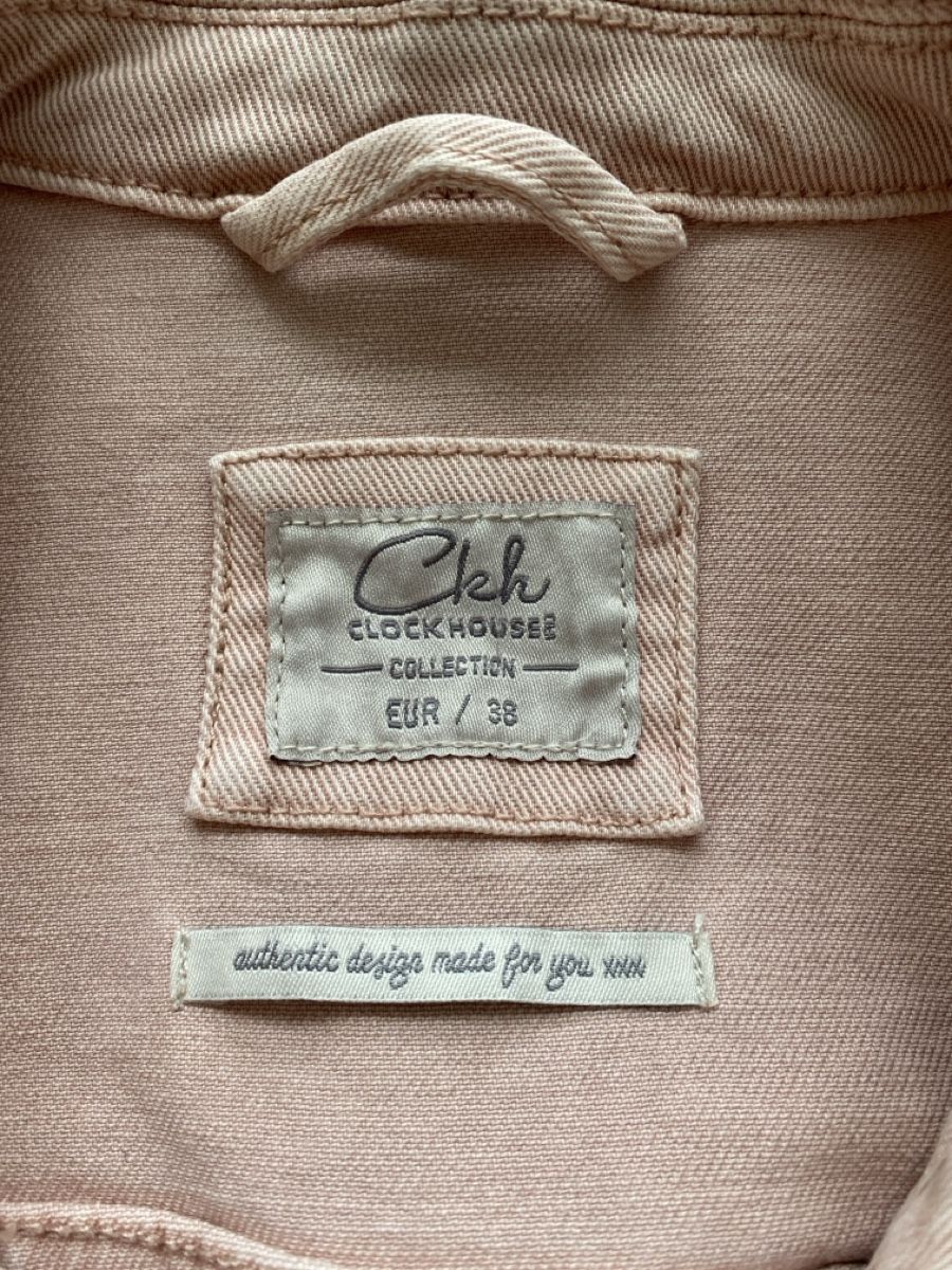 Giacche: Clockhouse Jeansjacke, Gr. 38, Rosa – Usato da Schlosswil venduto da maga09 1