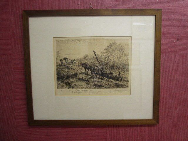 Arts picturaux & lithographies: Marcel Jacques - Litho 1956 – D'occasion à Luzern par Horoskop1
