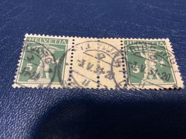 1931 S40 Zwischensteg gestempelt Fribourg Kat. 375,-